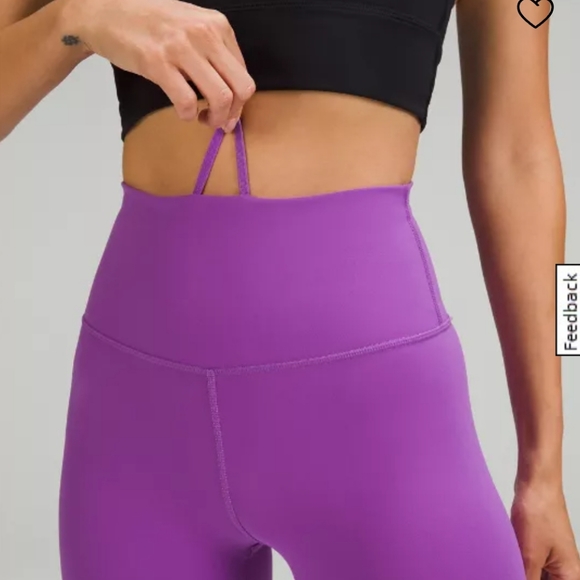 Lululemon wunder train HR crop 23" Leggings size 12 - Picture 3 of 9